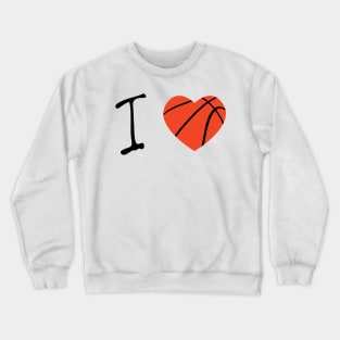 I like basketball Crewneck Sweatshirt